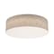 Afx Anton 24in. LED Flush Mount, Jute Shade ANF2432L5AJUD-JT - alternate 1
